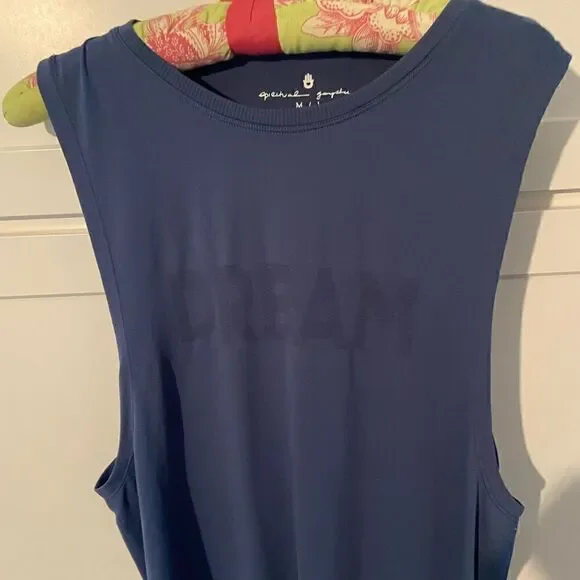 SPIRITUAL GANGSTER Womens Sunshine Savasava Dream Sleeveless Muscle Top Med/Lar - Picture 1 of 5